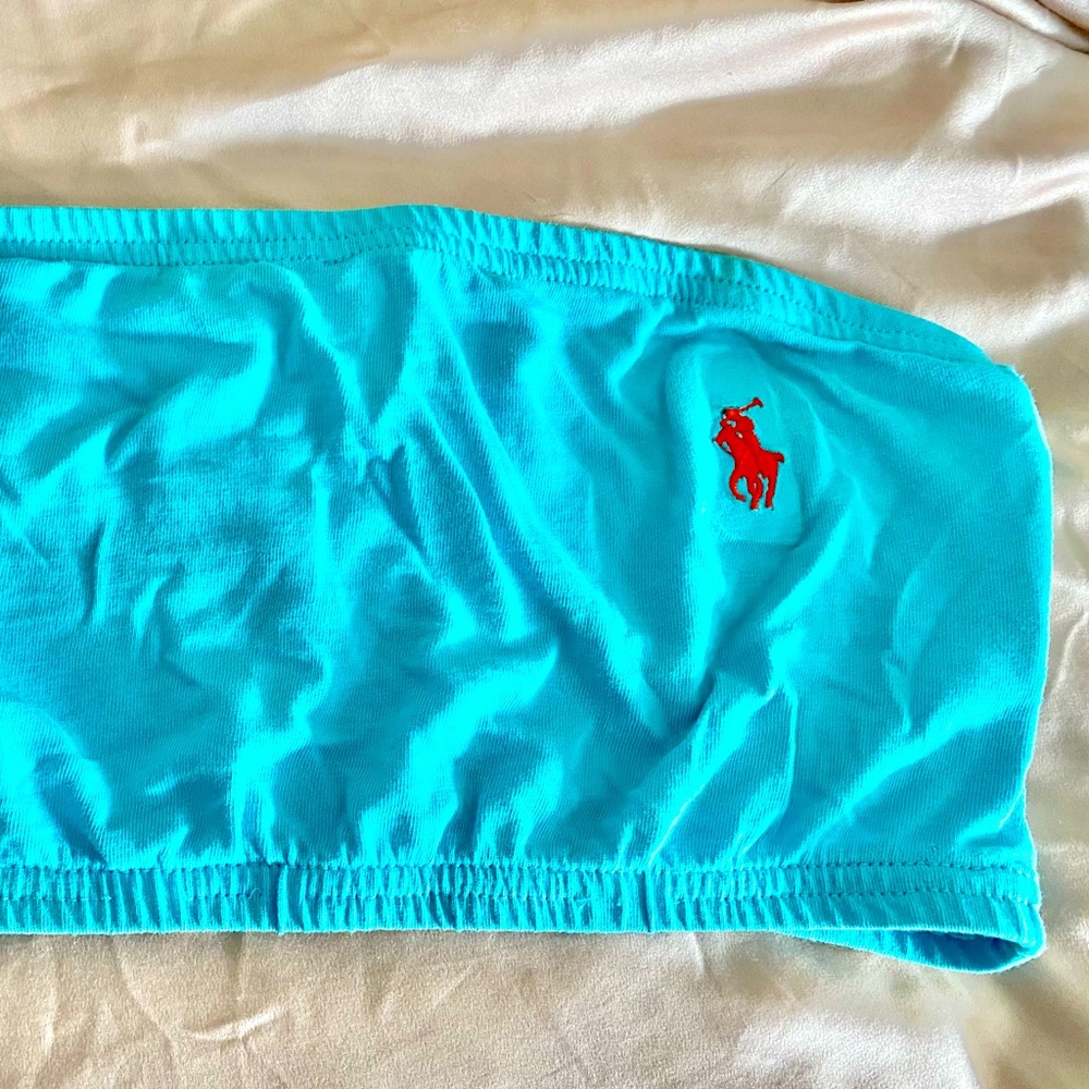 Reworked Vintage Polo by Ralph Lauren Tube Top